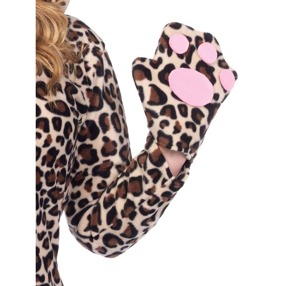 Plus Leopard Costume Womens Sizes 1X 2X Soft and Cozy Halloween Dress - Picture 8 of 8